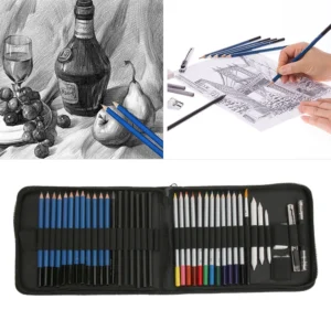 41pcs Sketching Pencil Artist Drawing Wood Pencils Kit